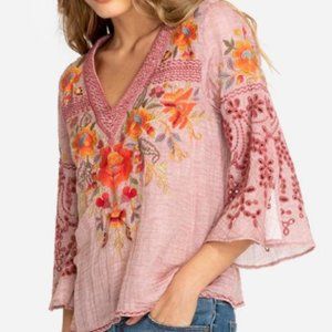 JOHNNY WAS VIOLETTE SWING BLOUSE